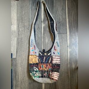 Colorful Hippie Patchwork Shoulder Bag